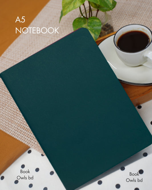 SNSN13 - A5 Vintage solid stitched notebook ( Teal )