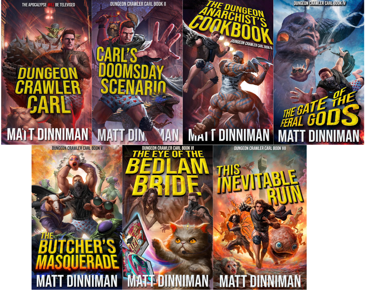 Dungeon Crawler Carl Series by Matt Dinniman