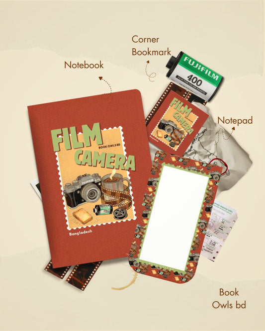 SNSN18- Retro Bengali - Film camera Notebook