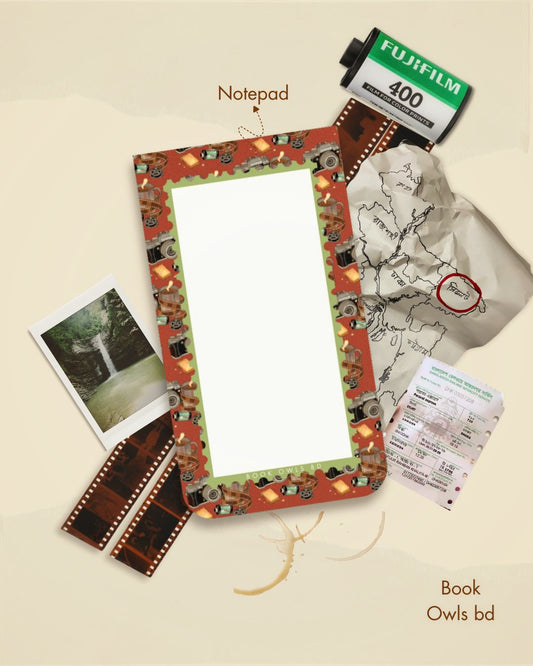 SNNP14- Retro Bengali - Film camera notepad