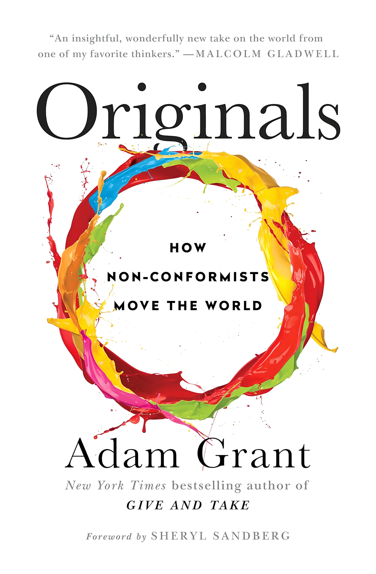 Originals: How Non-Conformists Move the World Book by Adam Grant