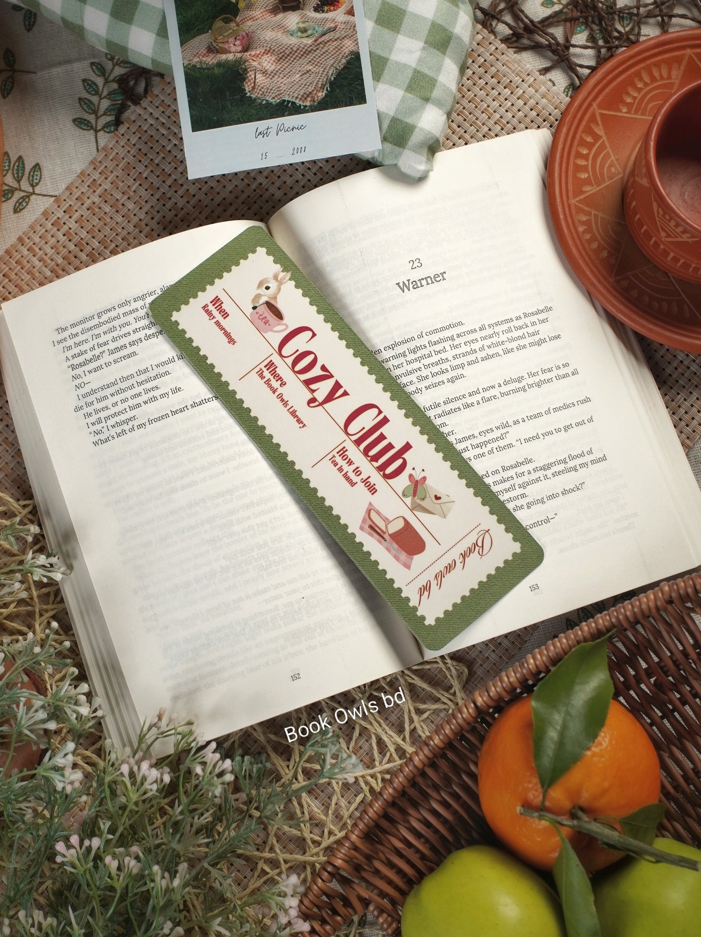 SNB02 - Cozy Picnic - Bookmark