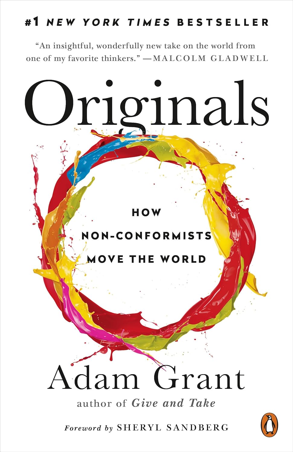 Originals: How Non-Conformists Move the World Book by Adam Grant
