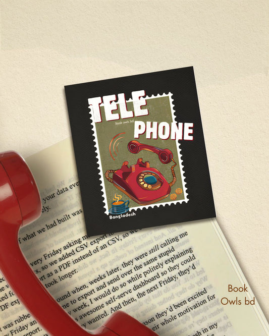 SNB27- Retro Bengali - Telephone bookmark