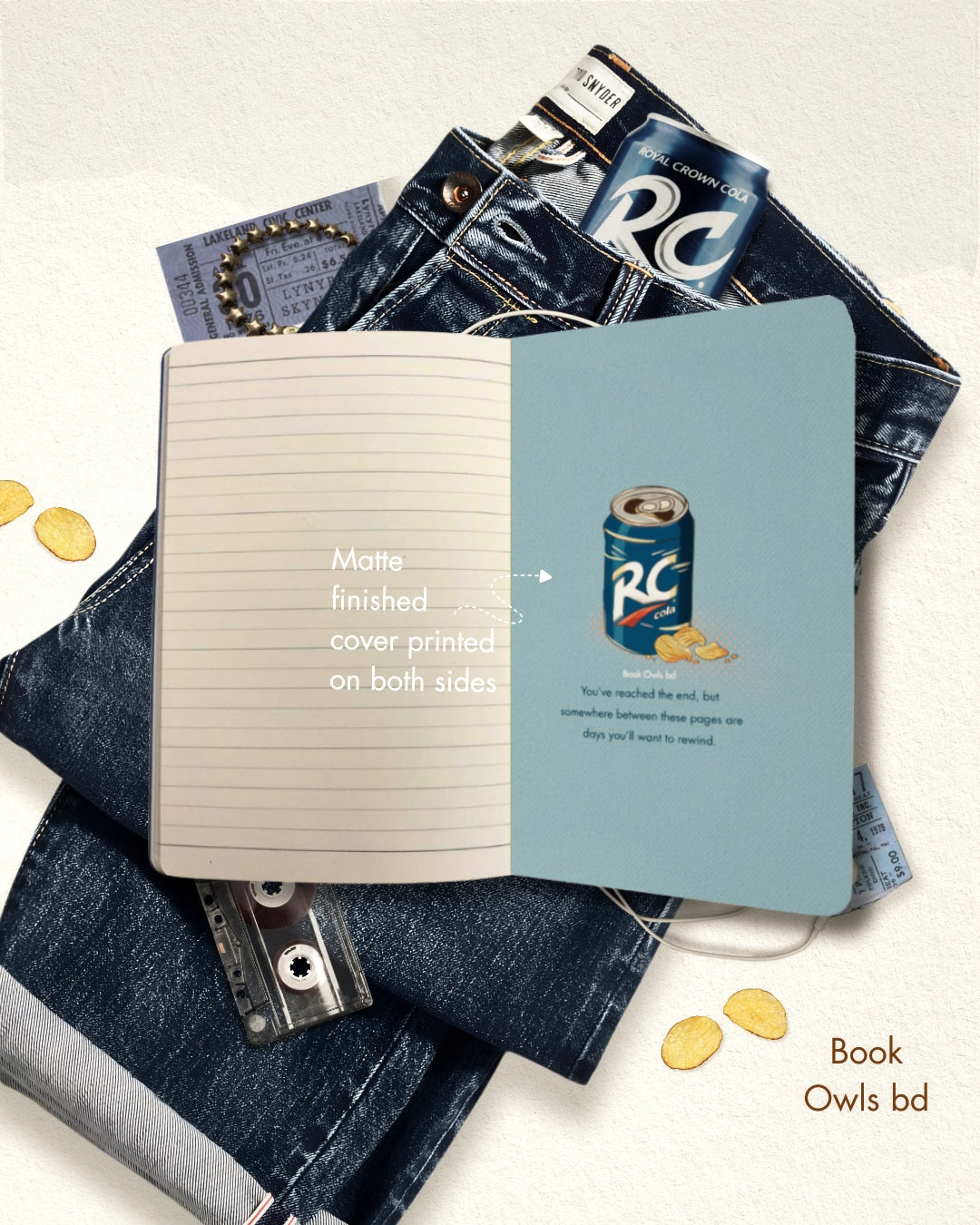 SNSN17 - Retro Bengali - cassette player Notebook