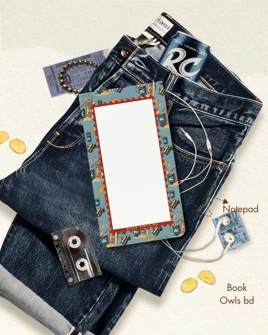 SNNP13- Retro Bengali - cassette player notepad