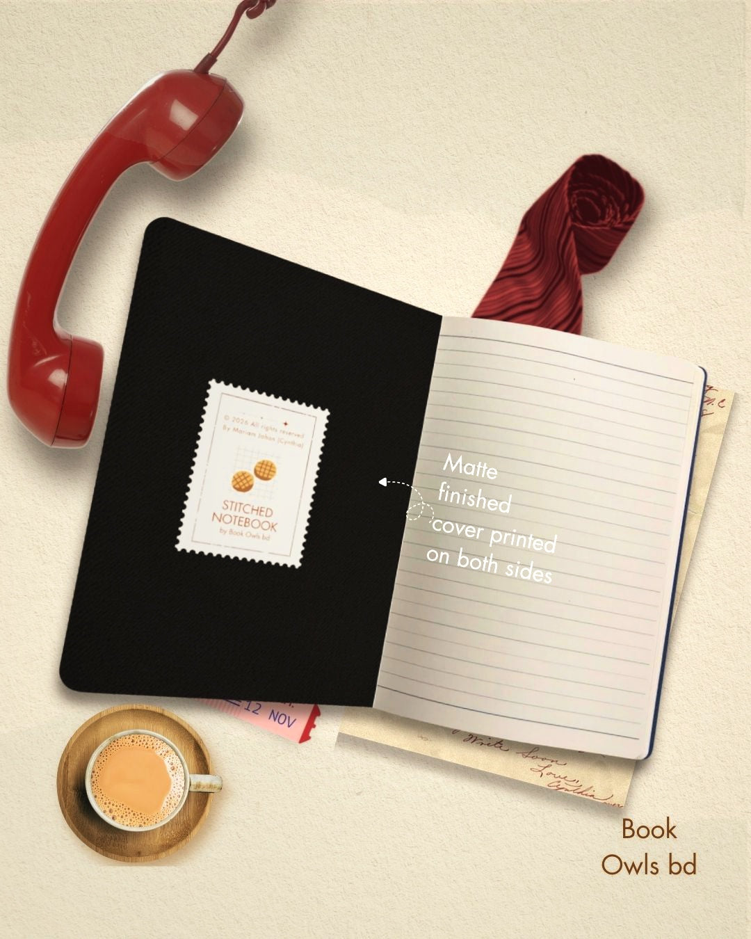 SNSN15 - Retro Bengali - Telephone Notebook
