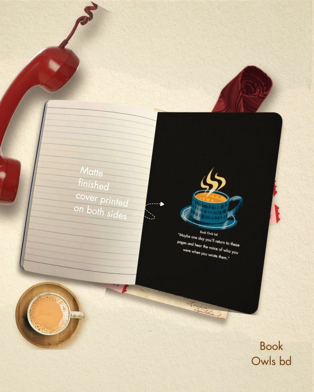 SNSN15 - Retro Bengali - Telephone Notebook