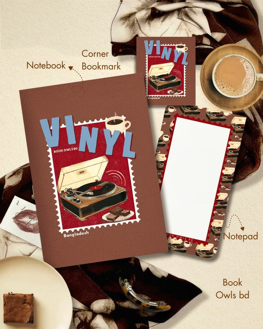 SNSN16 - Retro Bengali - Vinyl Notebook