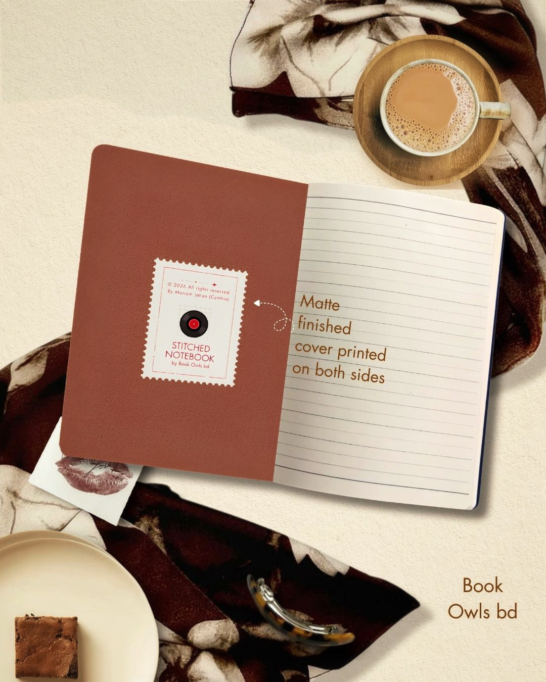 SNSN16 - Retro Bengali - Vinyl Notebook